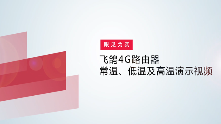尊龙时凯飞鸽4G路由器常温、低温及高温演示视频